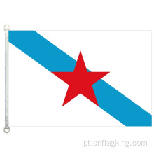 100% polyster 90 * 150CM Bandeira galega nacionalista banner